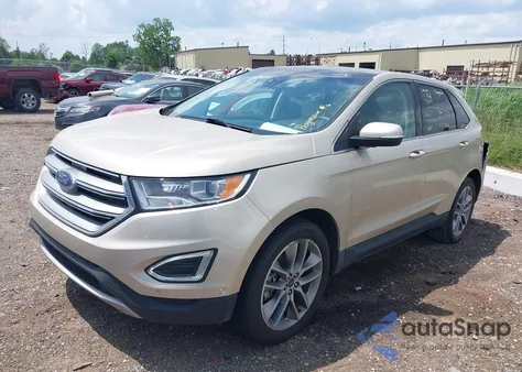 2017 Ford Edge Titanium z USA, uszkodzony, nr VIN 2FMPK3K82HBC40508